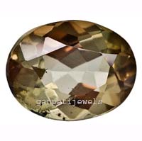 Genuine Andalusite Gemstone: 9 MM X 7 MM Calibrated Faceted Oval Shape Gemstone Buy Online